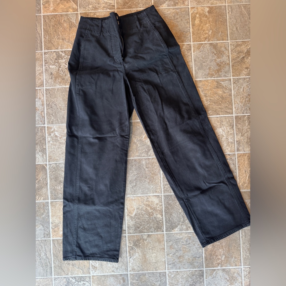 Wilfred Free Black Tailored Straight Pants
